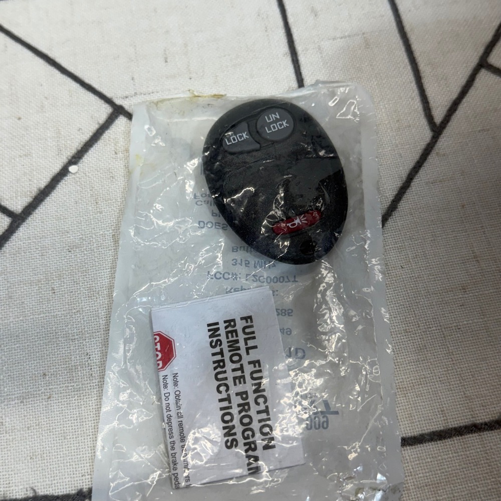 Keystart Keyless Entry Remote Fob OS Black GM041D 315MHz FCC L2C0007T 3-Button